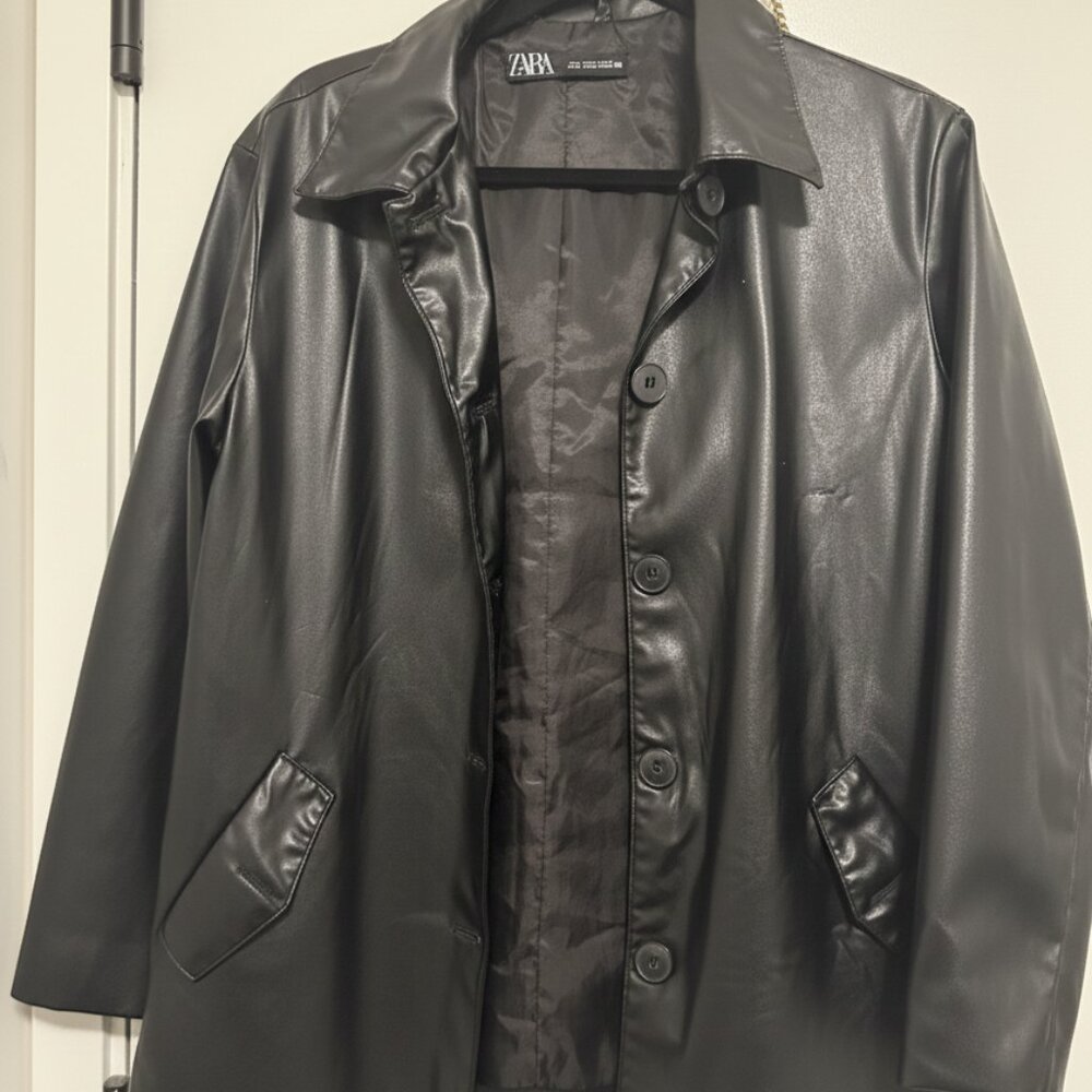 🎀Zara | Leather Jacket Black